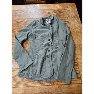 Prairie Underground sage  green button up jacket sz Small